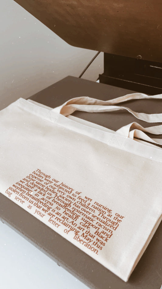 Black Moms Breastfeed Tote Bag